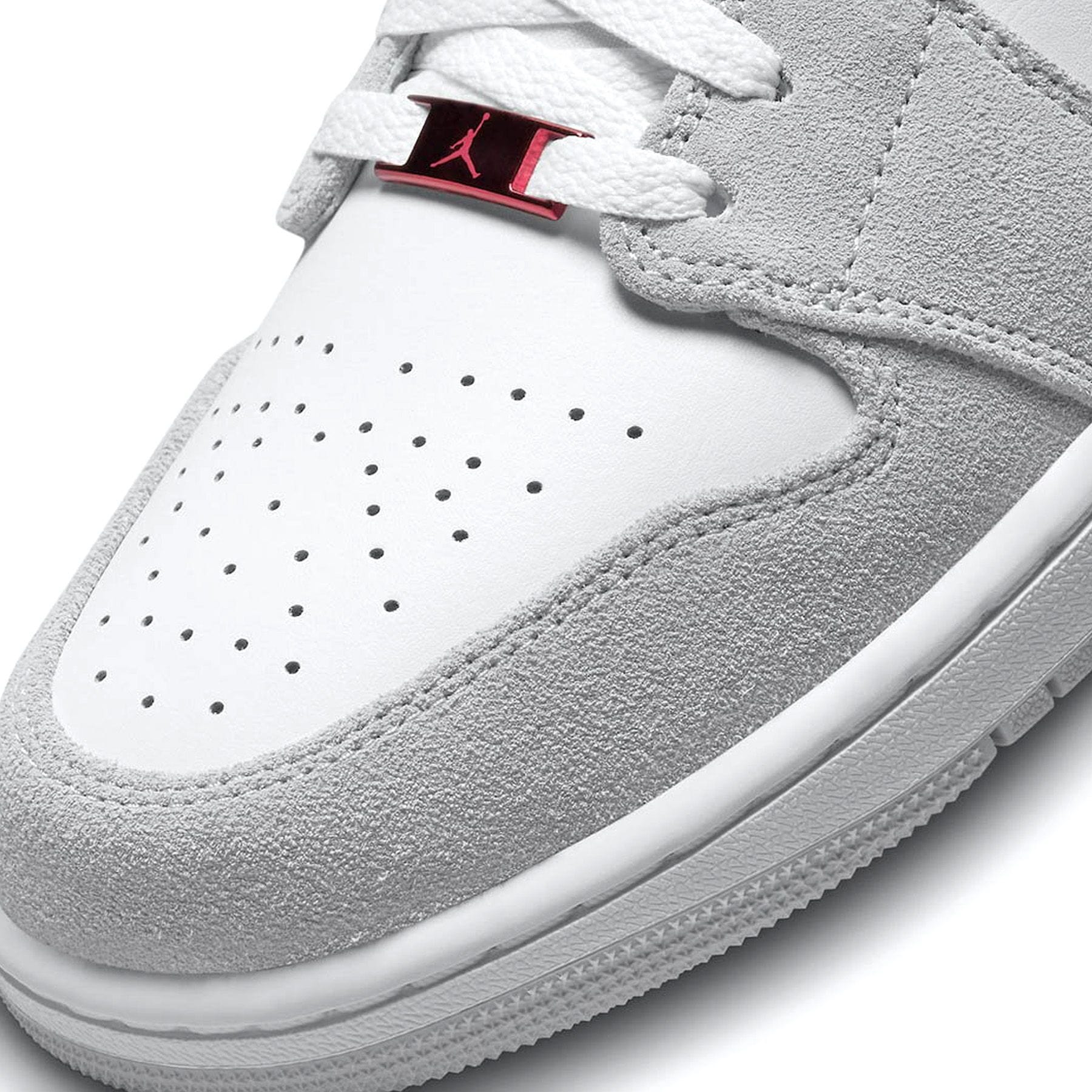 Air Jordan 1 Low SE 'Light Smoke Grey Gym Red' - Kick Game