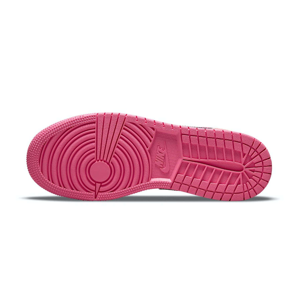 Air Jordan 1 Low GS 'Pink Black' - Kick Silver-Hst-Bright