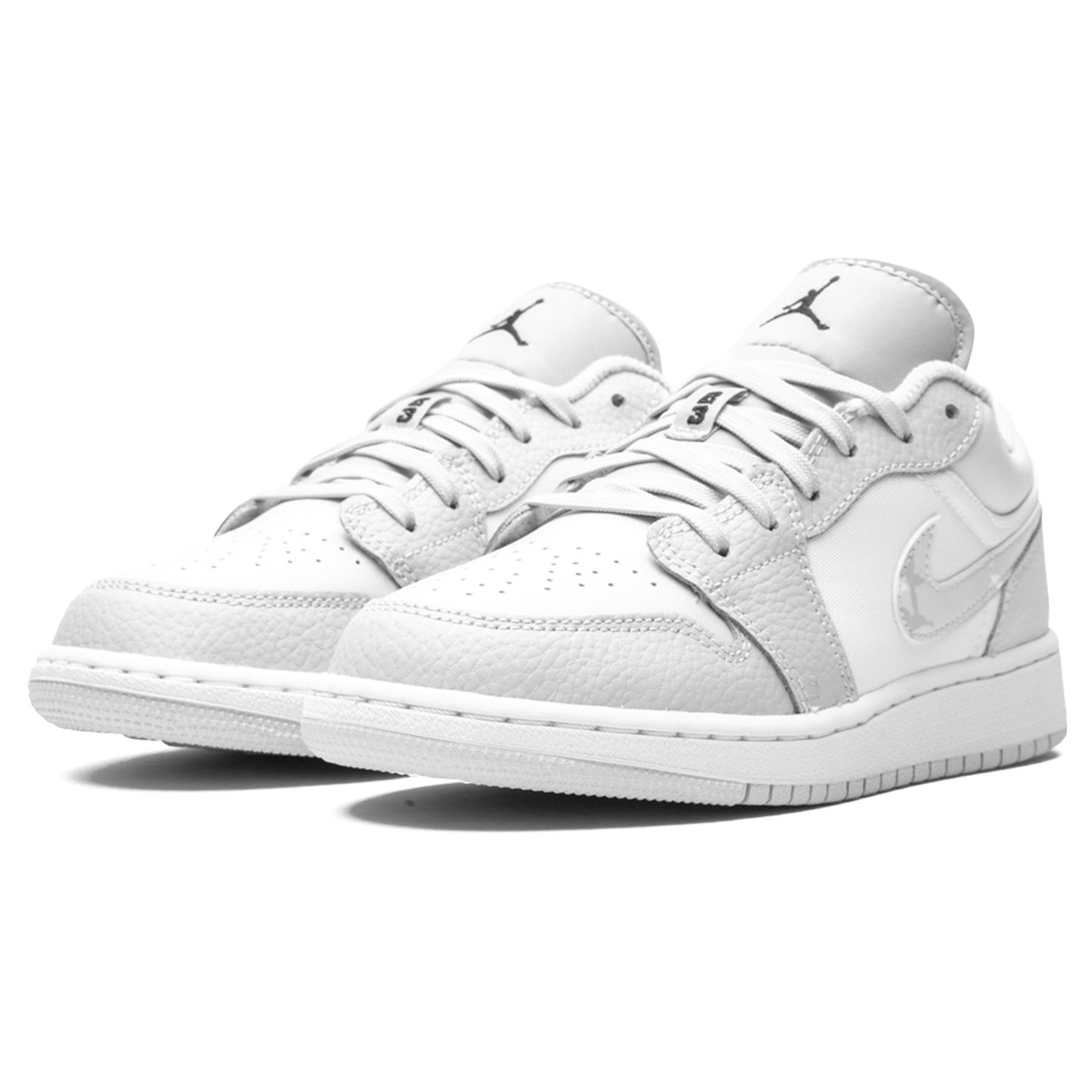 Air Jordan 1 Low SE GS 'White Camo' - Kick Game