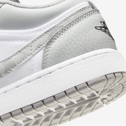 Air Jordan 1 Low SE GS 'White Camo' - Kick Game