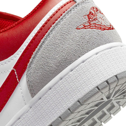 Air Jordan 1 Low SE GS 'Light Smoke Grey Gym Red' - Kick Game