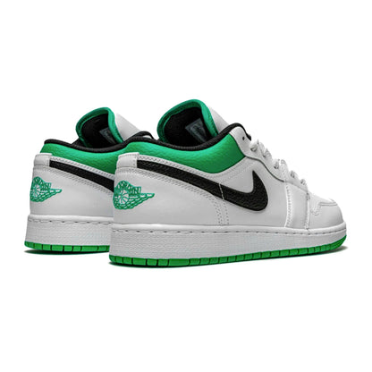 Air Jordan 1 Low GS 'White Lucky Green' - Kick Game