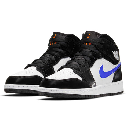 Air Jordan 1 Mid GS 'Black Racer Blue' - Kick Game