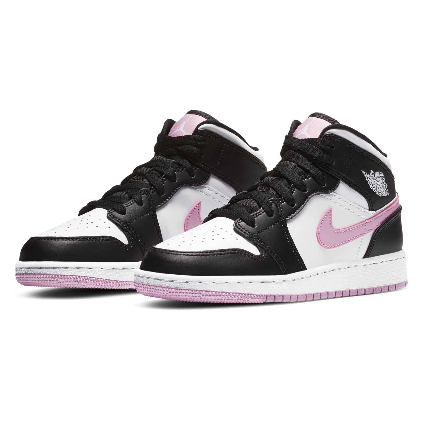 Air Jordan 1 Mid GS 'White Light Arctic Pink' - Kick Game