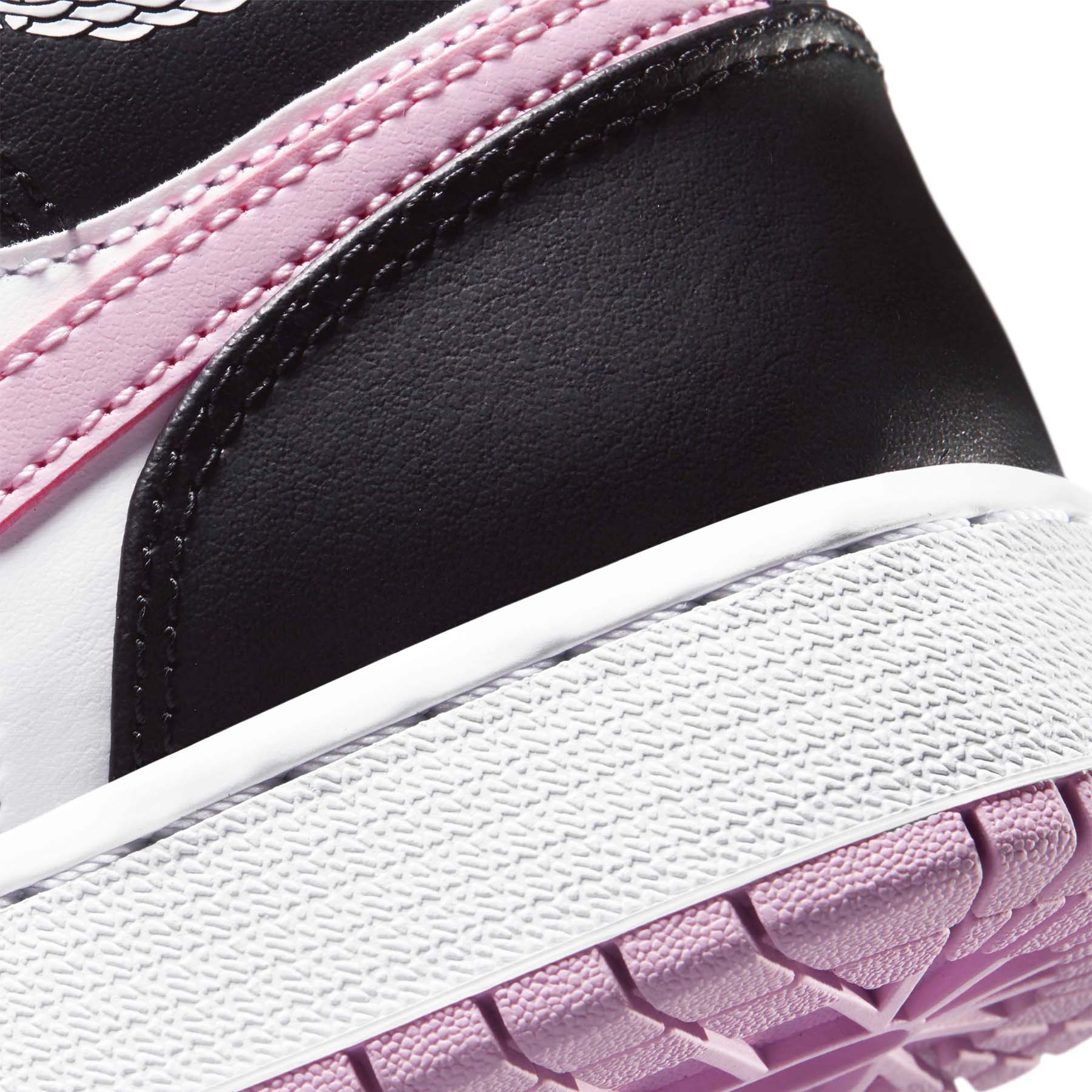 Air Jordan 1 Mid GS 'White Light Arctic Pink' - Kick Game