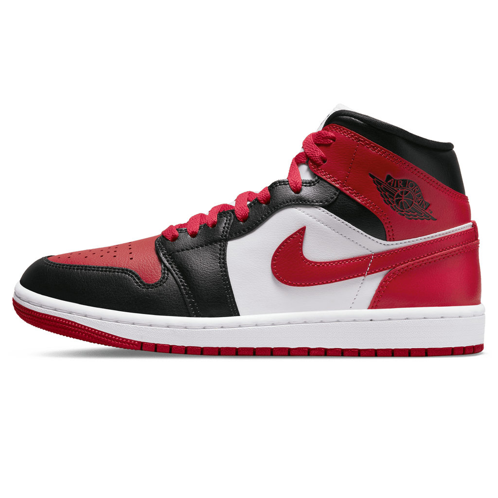 Air Jordan 1 Mid Wmns Alternate Bred Toe Kick Game