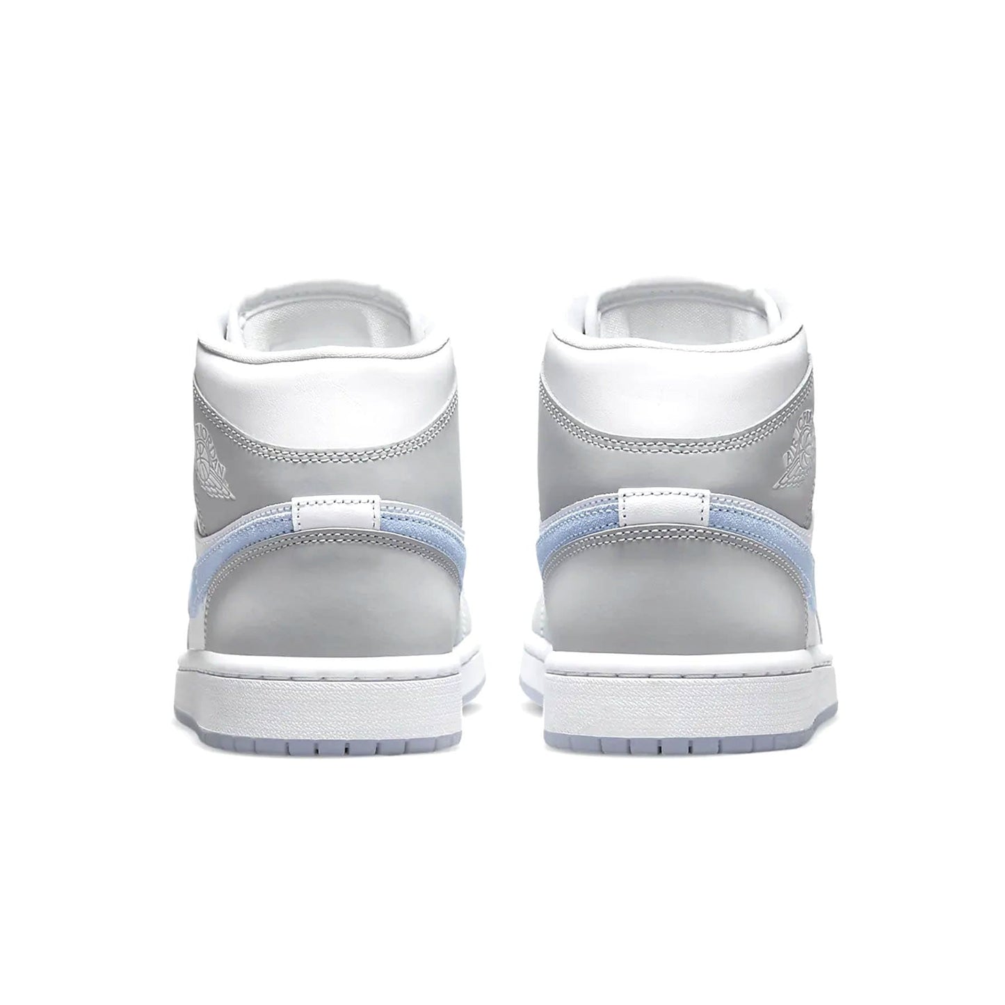 Air Jordan 1 Mid Wmns 'White Wolf Grey' - Kick Game