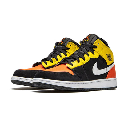 Air Jordan 1 Mid SE GS 'Amarillo Team Orange' - Kick Game