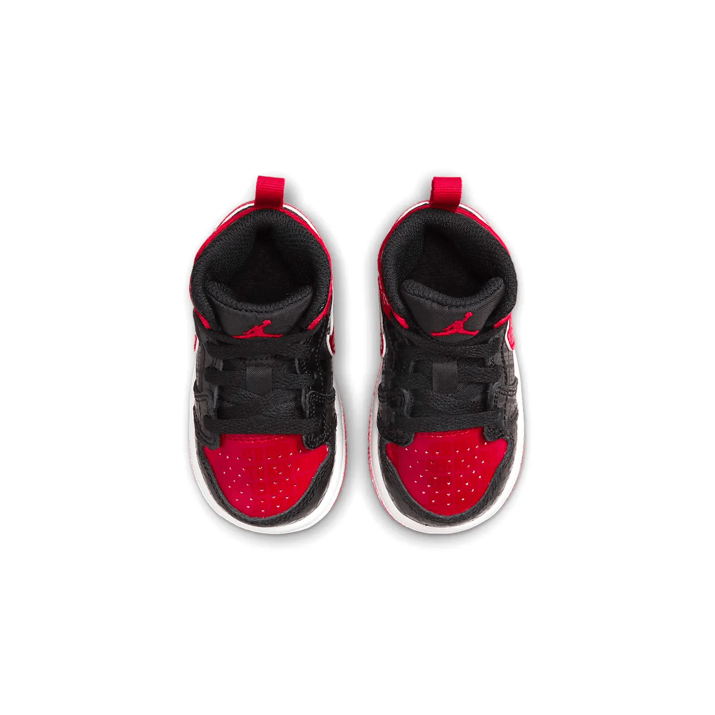 Air Jordan 1 Mid SS TD 'Black + Red = Bred' - Kick Game