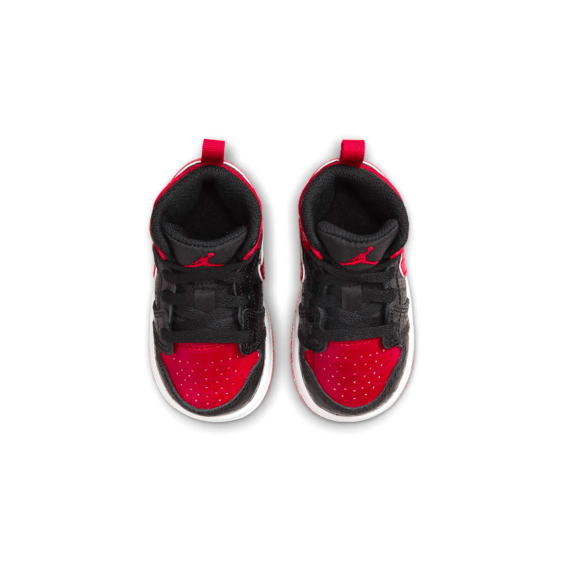 Air Jordan 1 Mid SS TD 'Black + Red = Bred' - Kick Game