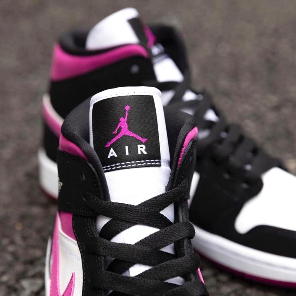 Air Jordan 1 WMNS Mid 'Black Cactus Flower' - Kick Game