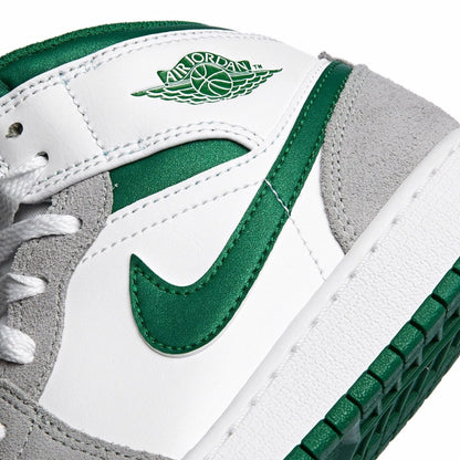Air Jordan 1 Mid GS 'Green Grey' - Kick Game