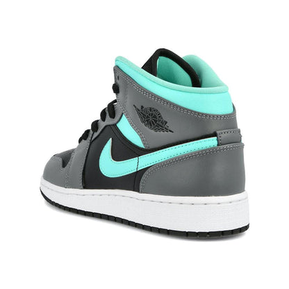 Air Jordan 1 Mid Grey Aqua (GS) - Kick Game
