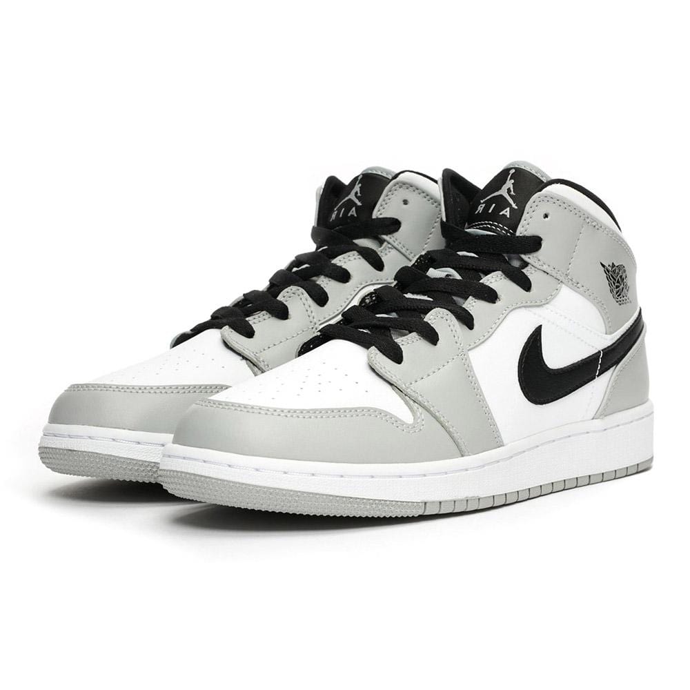 Air Jordan 1 Mid GS "Light Smoke Grey" - Kick Game