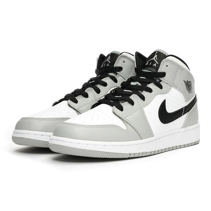 Air Jordan 1 Mid GS "Light Smoke Grey" - Kick Game