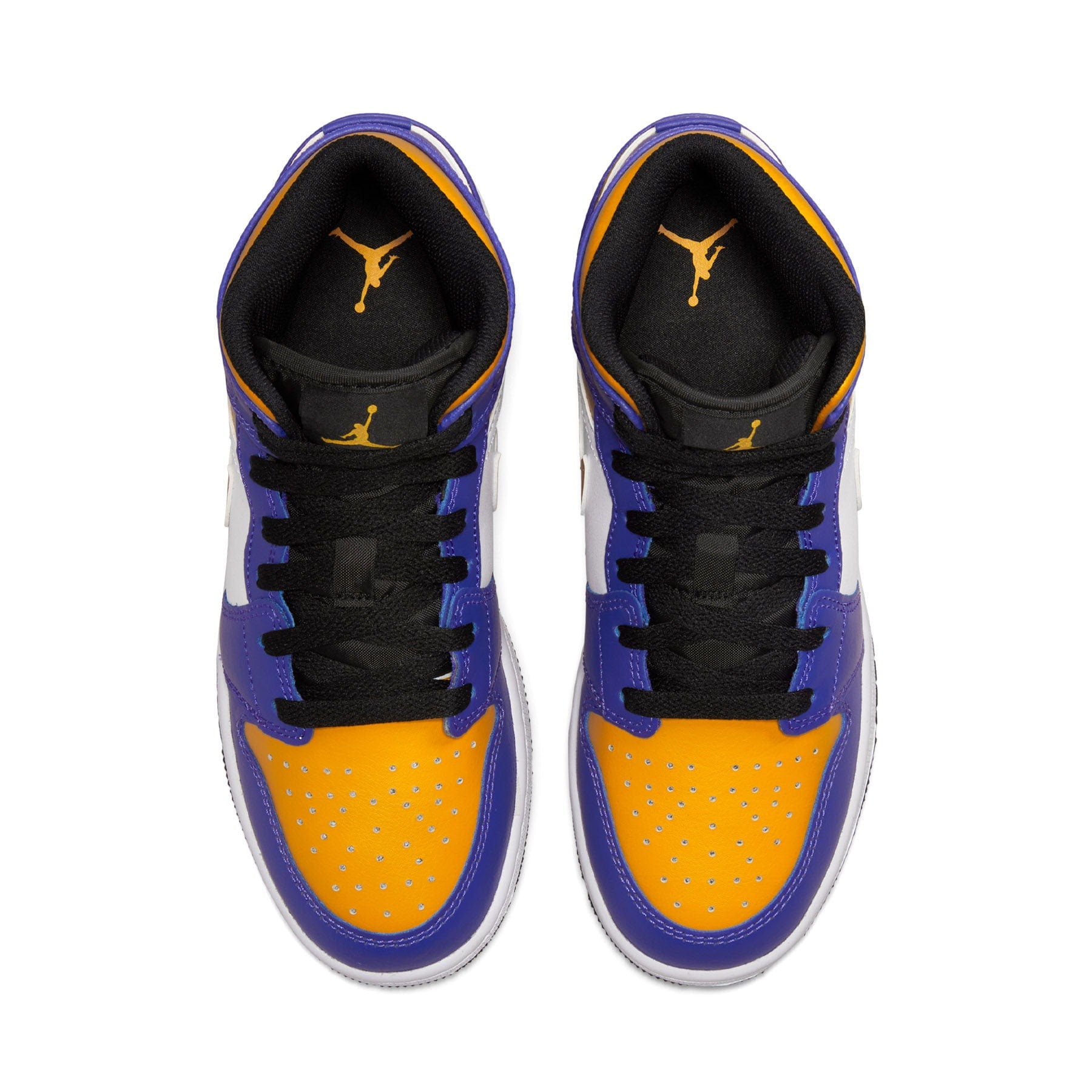 Air Jordan 1 Mid GS 'Lakers' - Kick Game