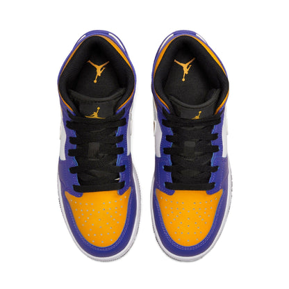 Air Jordan 1 Mid GS 'Lakers' - Kick Game