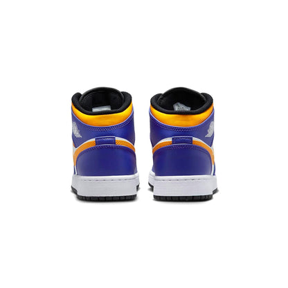 Air Jordan 1 Mid GS 'Lakers' - Kick Game