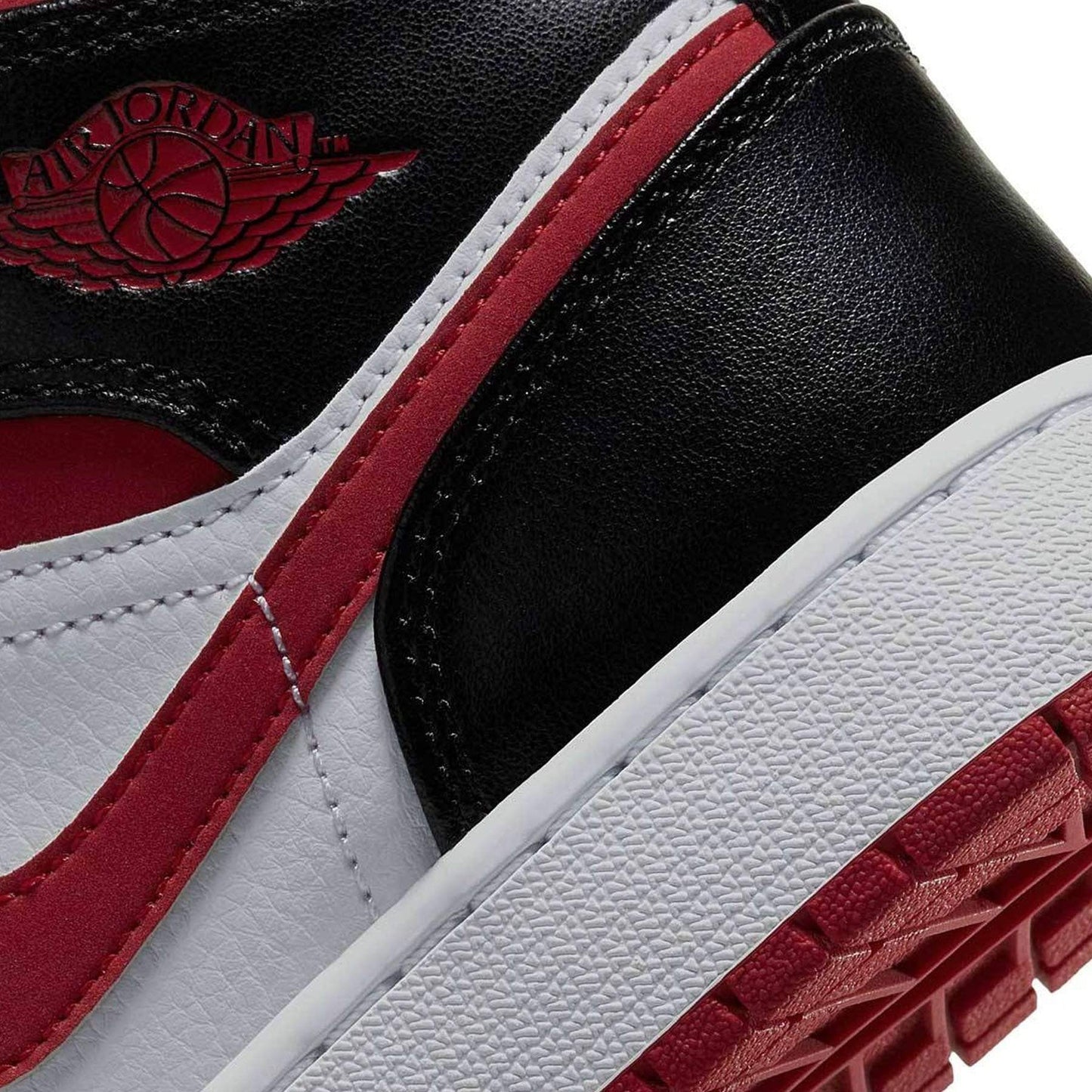 Air Jordan 1 Mid GS 'Black Gym Red' - Kick Game
