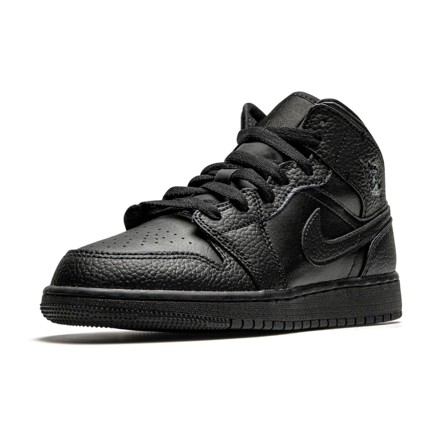 Air Jordan 1 Mid GS 'Triple Black' 2020 - Kick Game