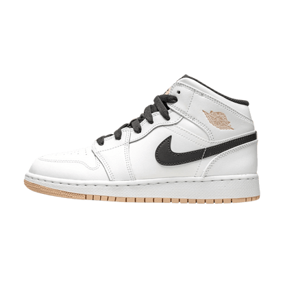 Air Jordan 1 Mid GS 'White Arctic Orange' - Kick Game
