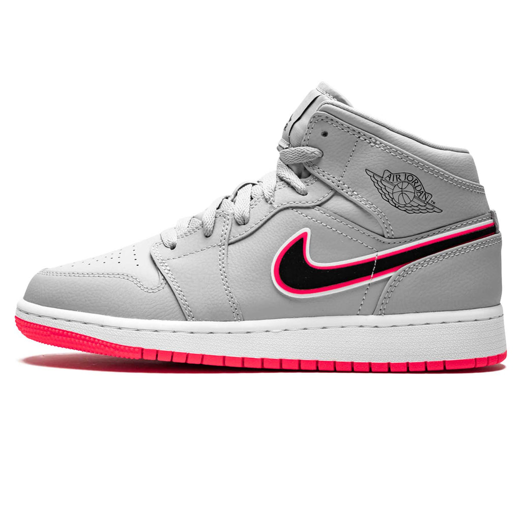 Air Jordan Mid GS 'Wolf Grey Pink' — Kick Game - Main Image