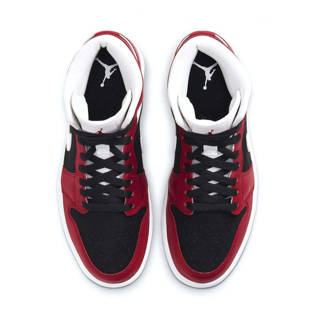 Air Jordan 1 Wmns Mid 'Gym Red Black' - Kick Game