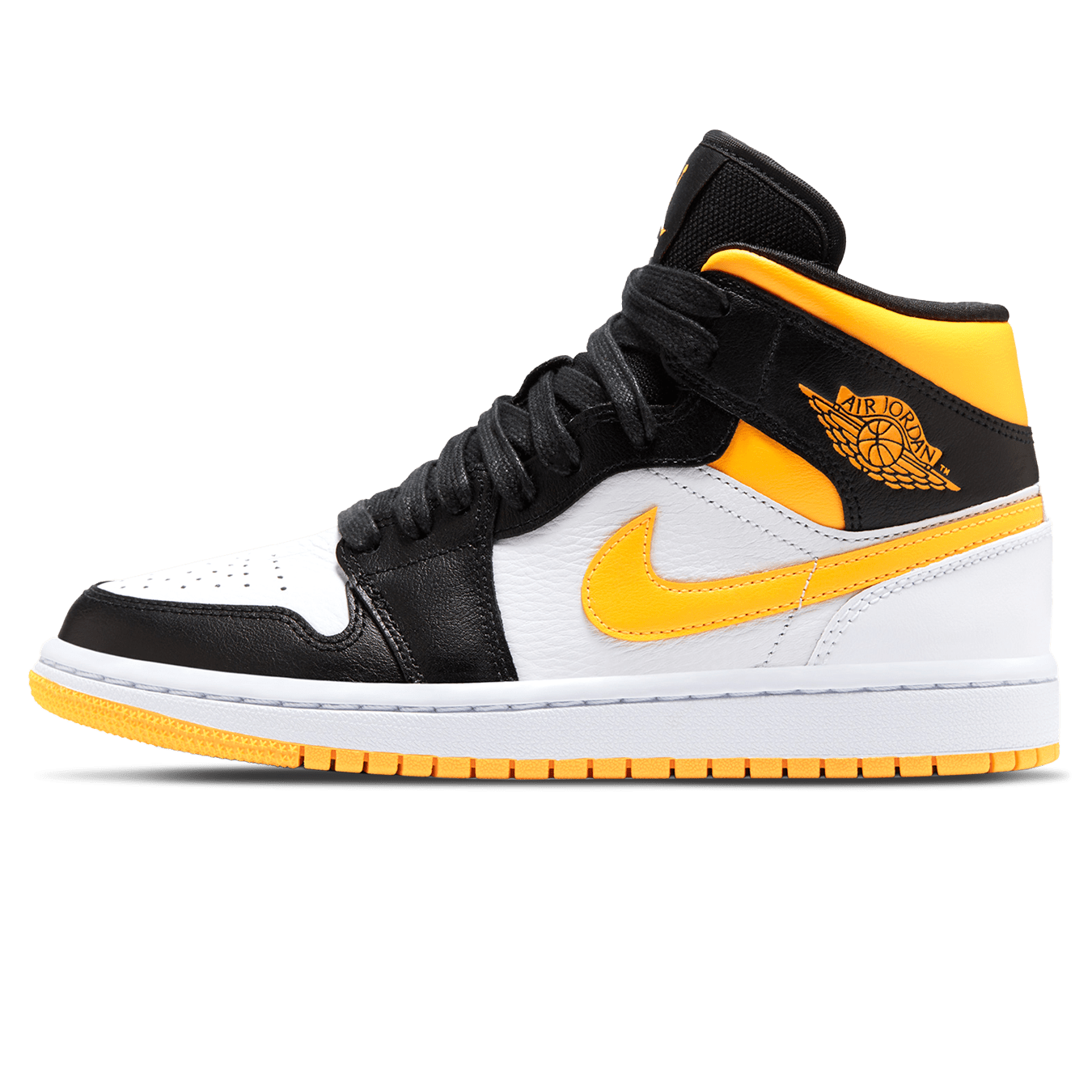 Air Jordan 1 Mid SE Wmns 'White Laser Orange' - Kick Game