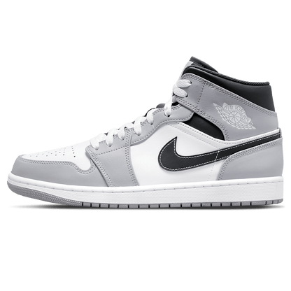 Air Jordan 1 Mid Smoke Grey Black - Kick Game