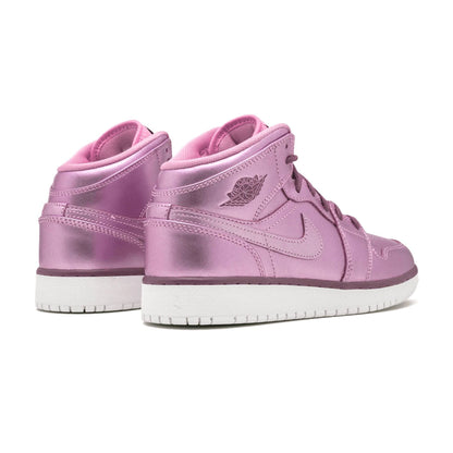 Air Jordan 1 Mid SE GS 'Pink Rose' - Kick Game