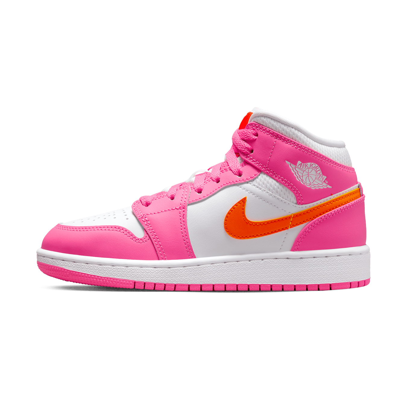 Air Jordan 1 Mid GS 'Pinksicle Orange' - Kick Game