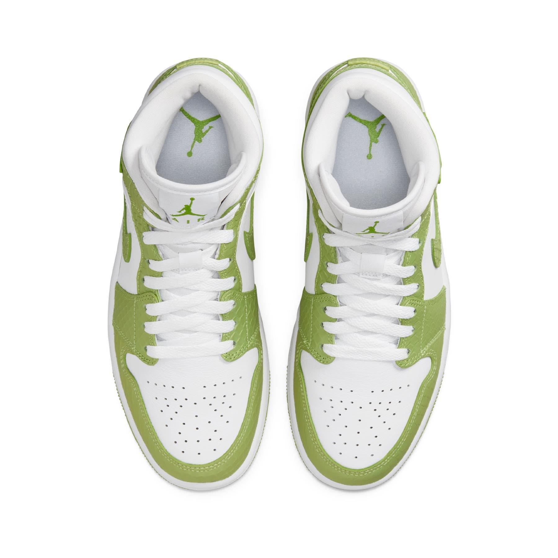 Air Jordan 1 Mid SE Wmns 'Green Python' - Kick Game