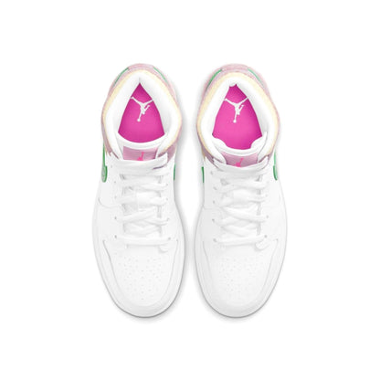 Air Jordan 1 Mid SE GS 'Paint Drip' - Kick Game