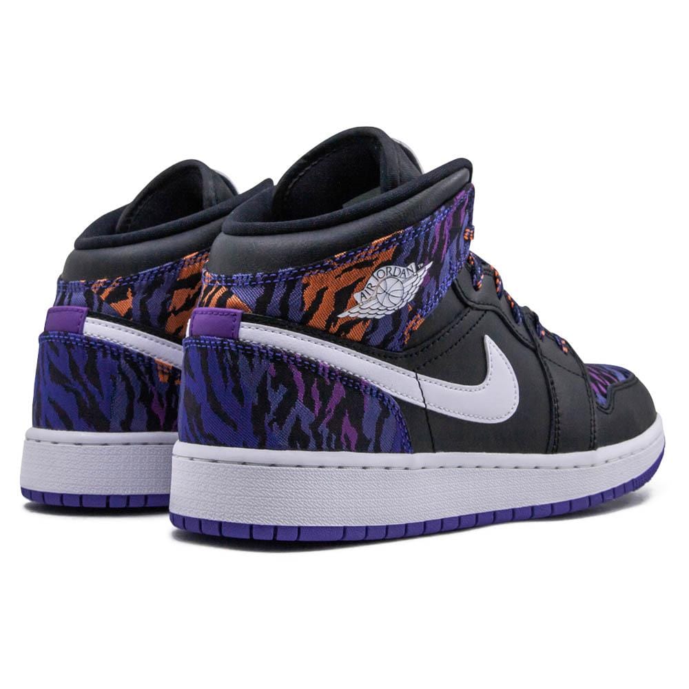 Air Jordan 1 Mid GS 'Tiger Print' - Kick Game