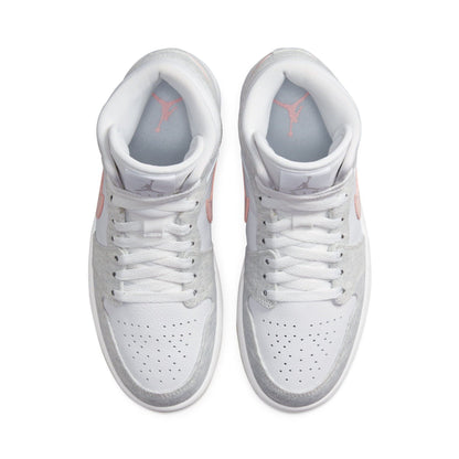 Air Jordan 1 Mid SE Wmns 'White Light Iron Ore' - Kick Game