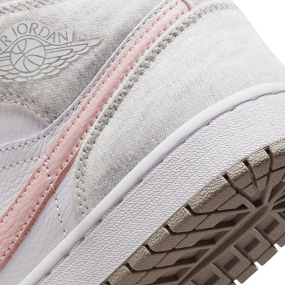 Air Jordan 1 Mid SE Wmns 'White Light Iron Ore' - Kick Game