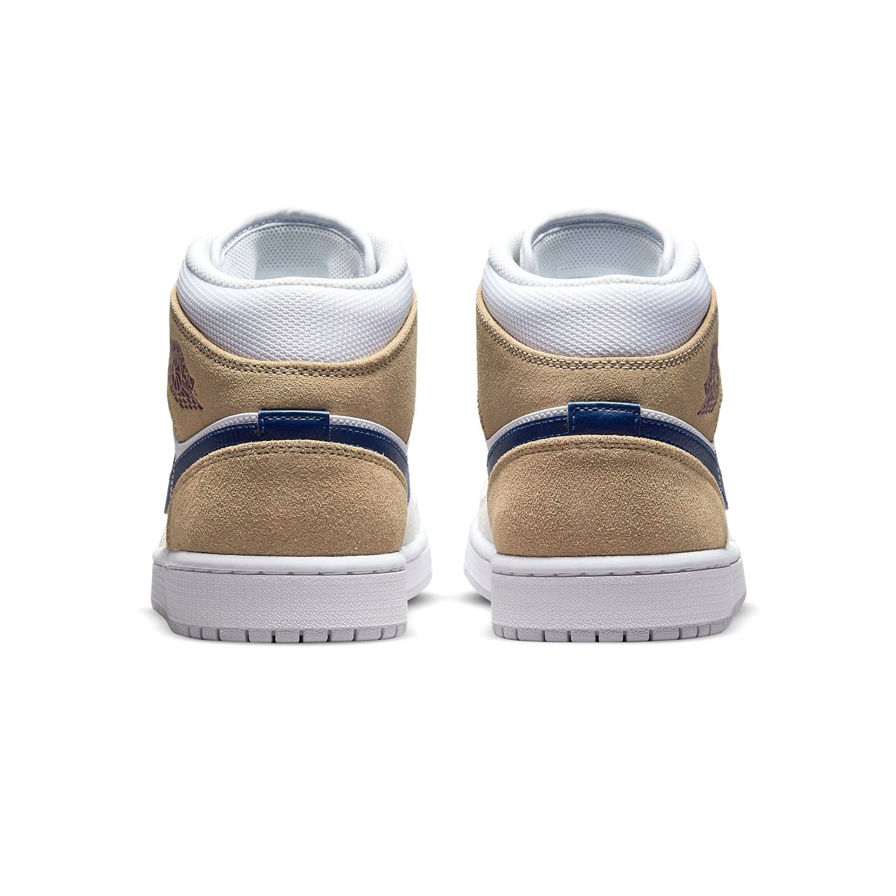 Air Jordan 1 Mid 'Tan Suede Navy' - Kick Game