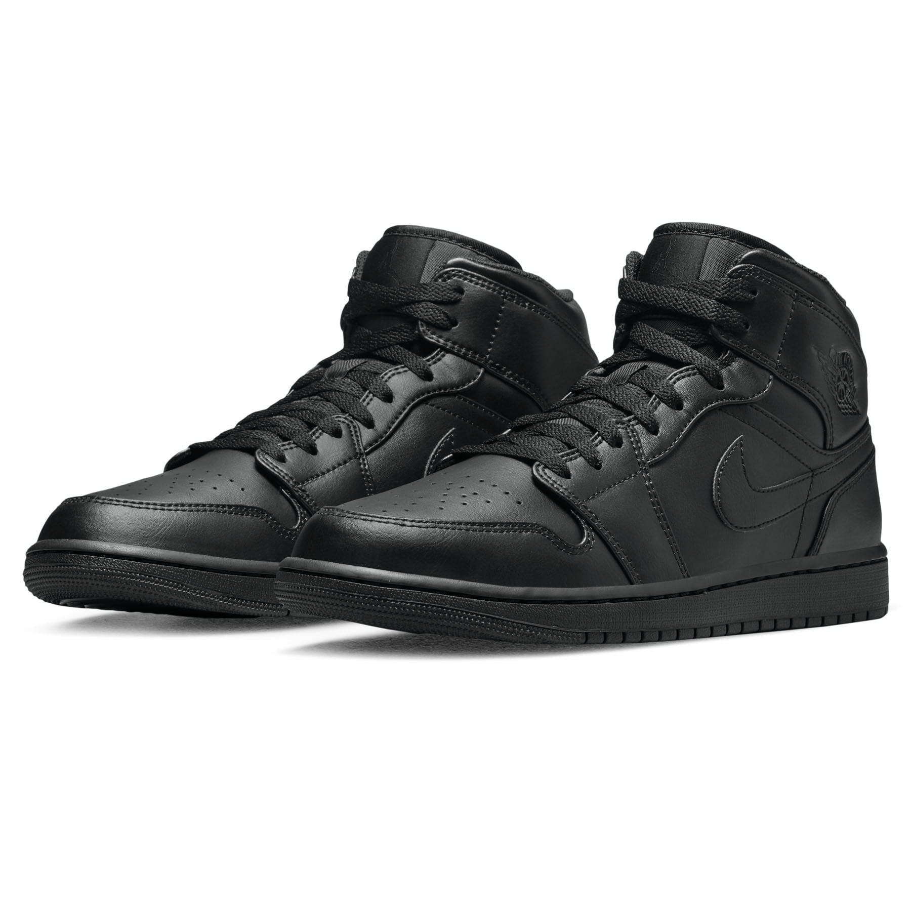 Air Jordan 1 Mid 'Triple Black' 2022 - Kick Game