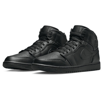 Air Jordan 1 Mid 'Triple Black' 2022 - Kick Game
