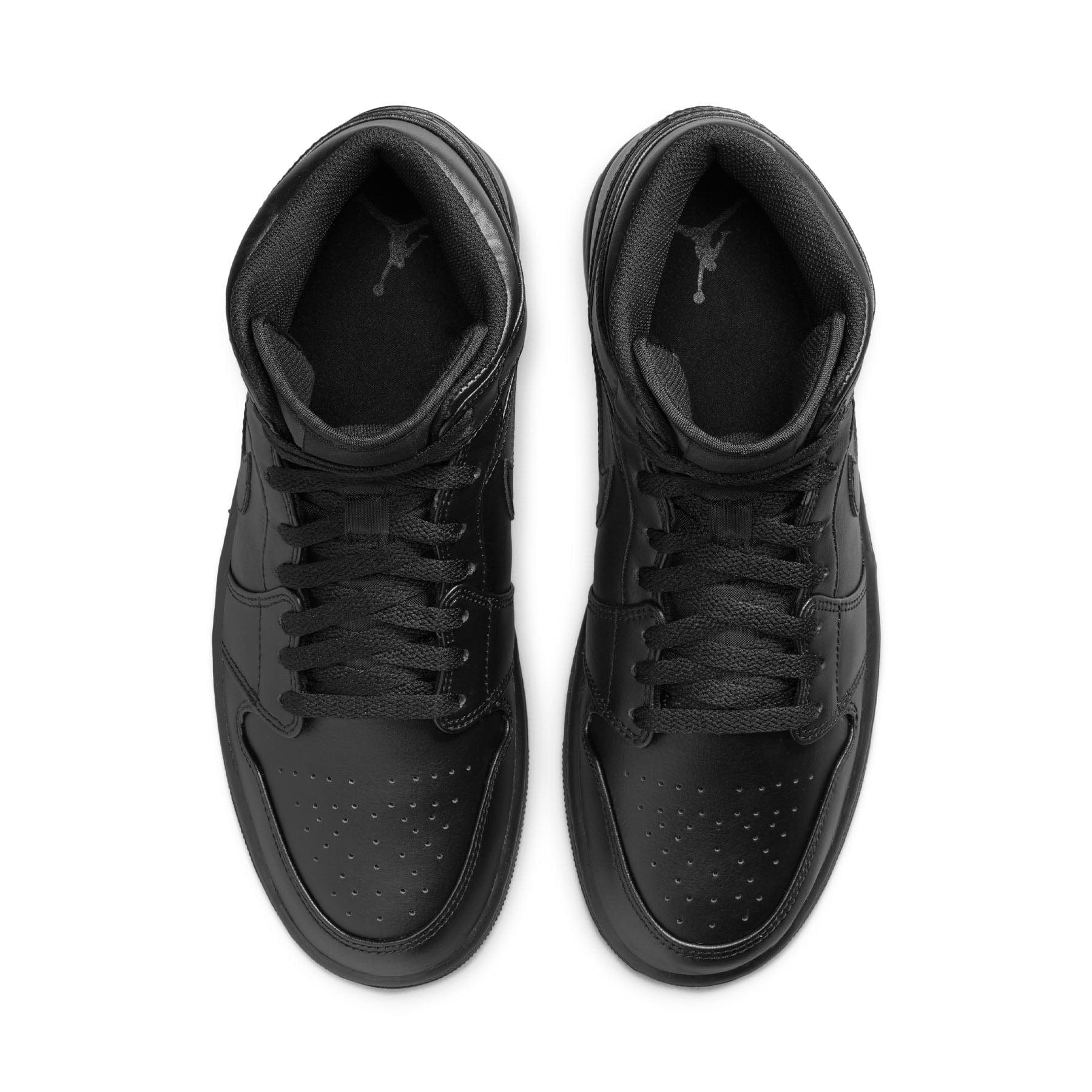 Air Jordan 1 Mid 'Triple Black' 2022 - Kick Game