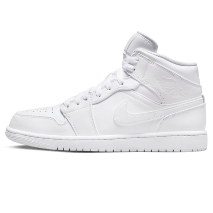 Air Jordan 1 Mid 'Triple White' 2022 - Kick Game