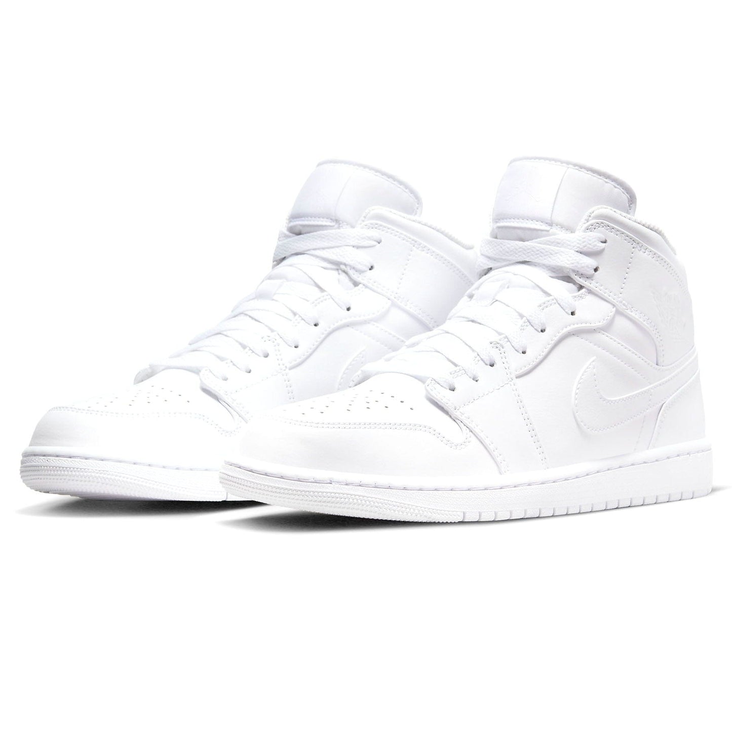 Air Jordan 1 Mid 'Triple White' 2022 - Kick Game