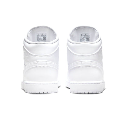 Air Jordan 1 Mid 'Triple White' 2022 - Kick Game