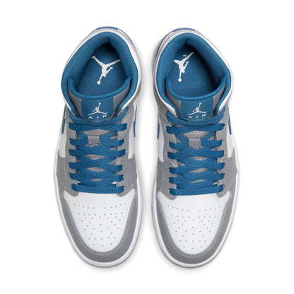 Air Jordan 1 Mid 'Cement True Blue' - Kick Game