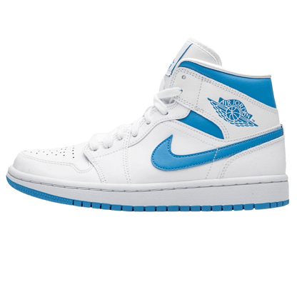 Air Jordan 1 Wmns Mid 'UNC' White Carolina Blue - Kick Game