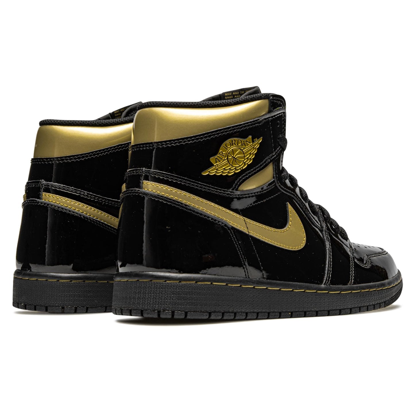 Air Jordan 1 Retro High OG 'Black Metallic Gold' - Kick Game