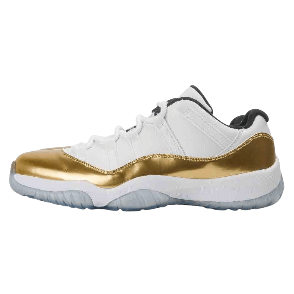 Air Jordan 11 Retro Low White- Metallic Gold - Kick Game