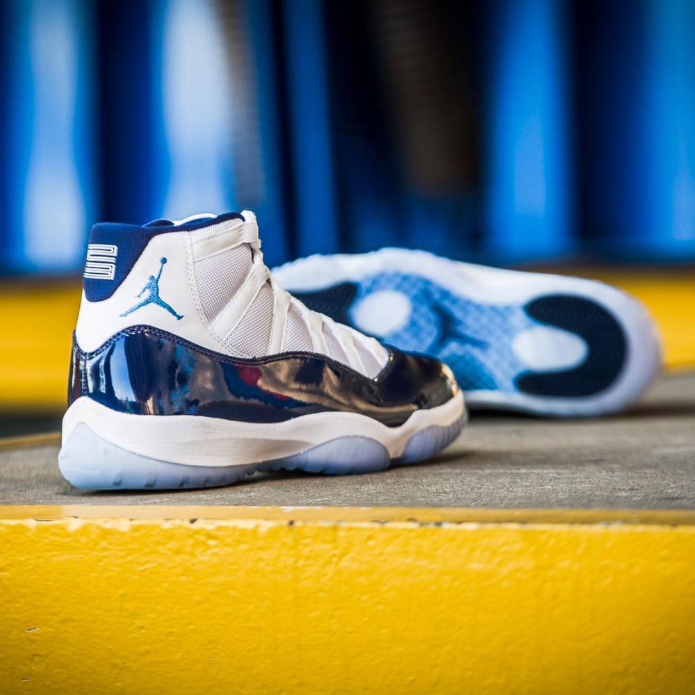 Air Jordan 11 Retro White-Midnight Navy  Win like 82 - Kick Game