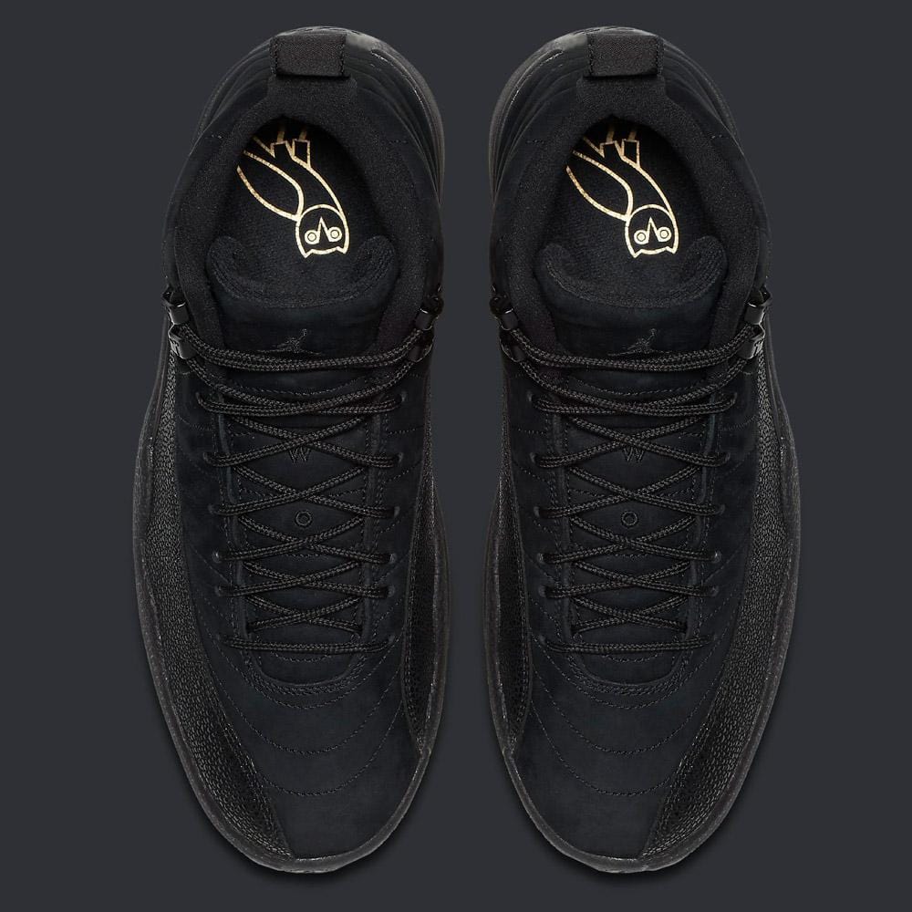 Air Jordan 12 Retro OVO Black-Metallic Gold - Kick Game