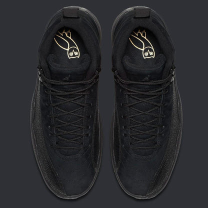 Air Jordan 12 Retro OVO Black-Metallic Gold - Kick Game